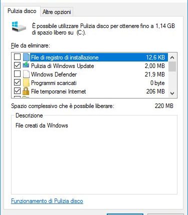 Liberare spazio su disco dopo l’installazione di un aggiornamento di Windows 10 | GiovaTech
