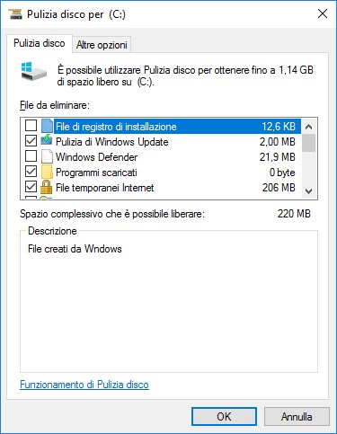 Liberare spazio su disco dopo l'installazione di un aggiornamento di Windows 10 | GiovaTech