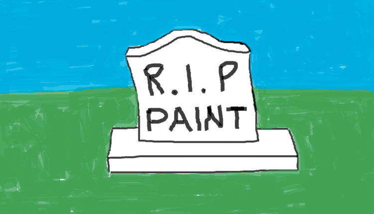 Microsoft manda in pensione Paint dopo 32 anni di servizio