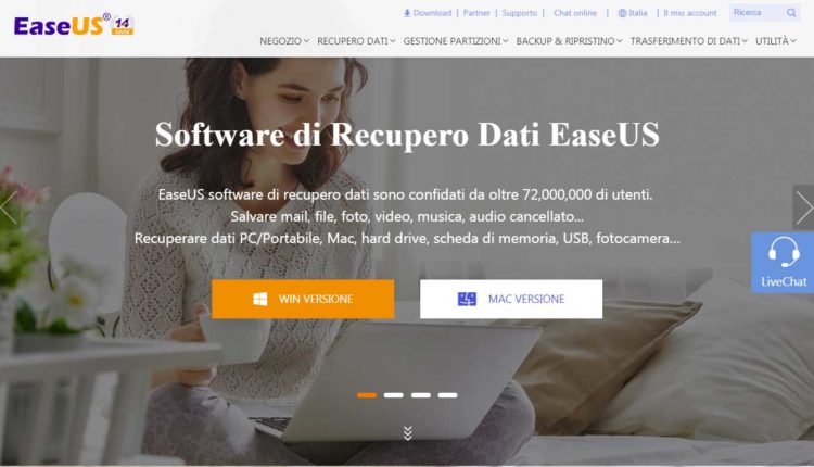 EaseUS Data Recovery Manager | GiovaTech