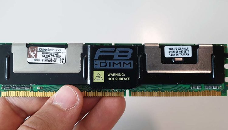 RAM Kingston PC2-5300 DDR2-667 FB-DIMM KVR667D2D4F5/2GI | GiovaTech