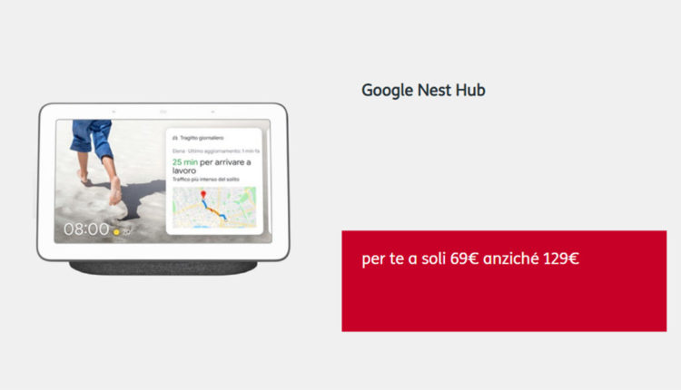 Google Nest Hub a soli 69€ anziché 129€ con TIM Party