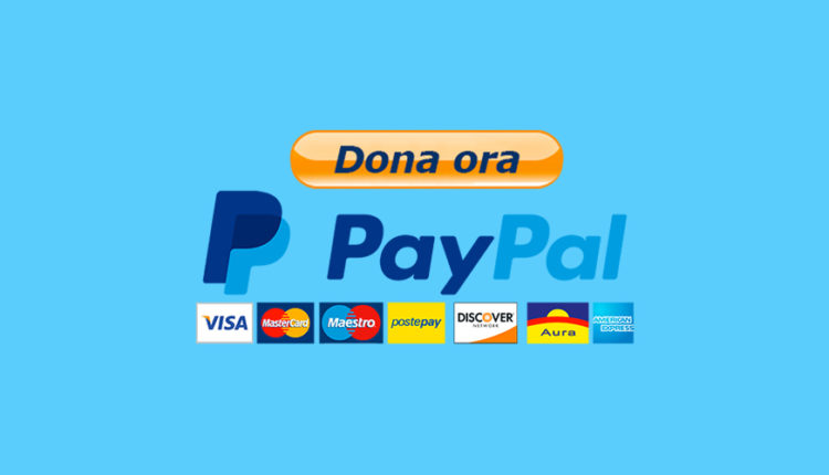 Effettua una Donazione libera tramite Paypal e Carte di credito | GiovaTech