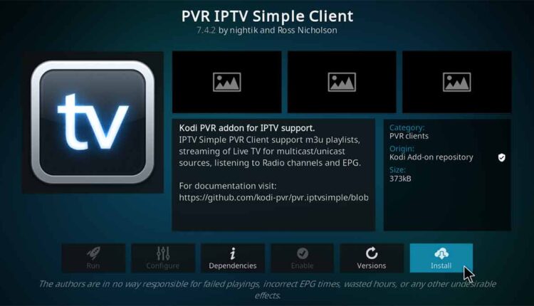 Come configurare Kodi 19 per la visione di liste IPTV