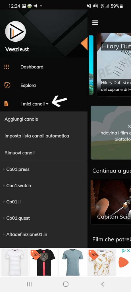 Come inserire una lista canali su Veezie.st | GiovaTech