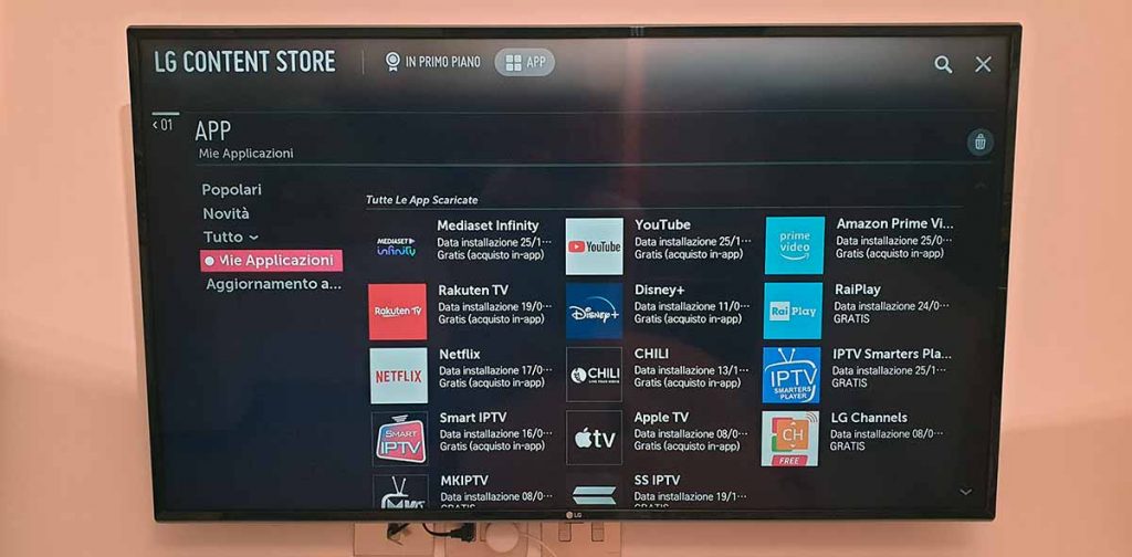 Come disinstallare le applicazioni nelle Smart TV LG con sistema WebOS 2.0 | GiovaTech