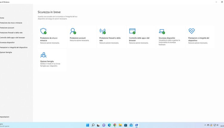 App Sicurezza di Windows non si apre su Windows 11